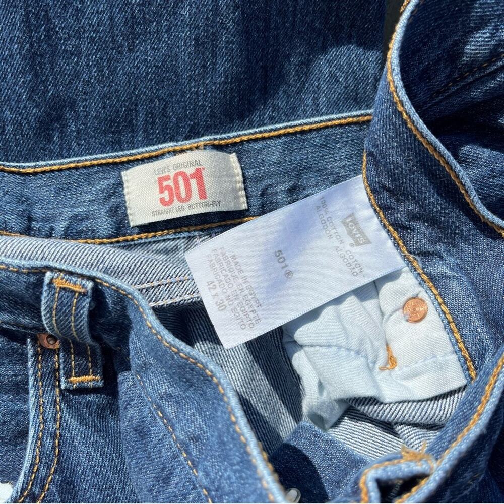 90s Levi’s 501 Original button-fly straight leg jeans - Picture 6 of 6